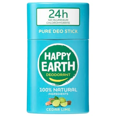Happy Earth Cedar Lime Pure Deo Stick