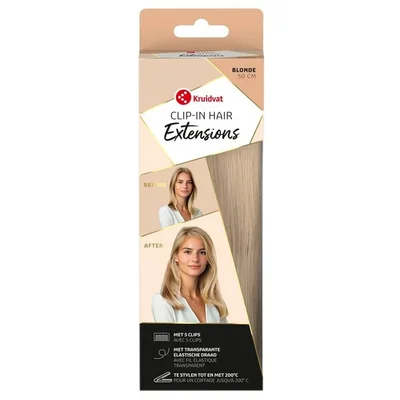Kruidvat Blonde Clip-In Hairextensions