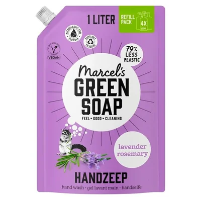 Marcel's Green Soap Lavender Rosemary Handzeep Navulling