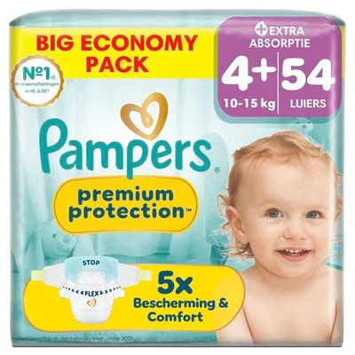 Pampers Premium Protection Maat 4+ Luiers