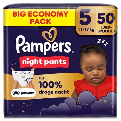 Pampers Night Pants Maat 5 Luierbroekjes