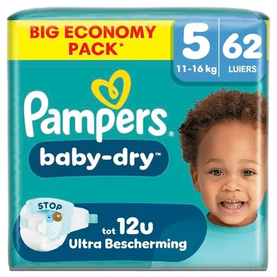 Pampers Baby-Dry Maat 5 Luiers