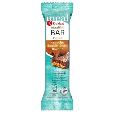 Kruidvat Crunchy Double Choco Maaltijdreep