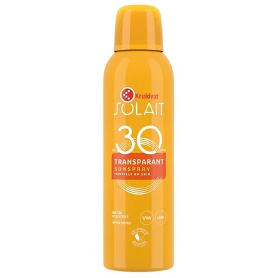 Kruidvat Solait Transparant SPF30 Refreshing Sunspray