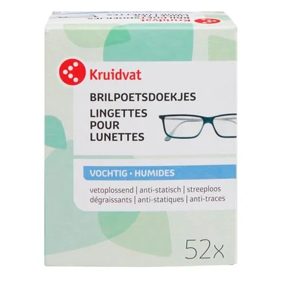 Kruidvat Vochtige Brilpoetsdoekjes