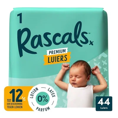 Rascals Maat 1 Premium Luiers