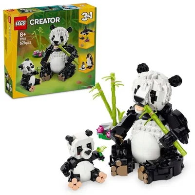 LEGO Creator 31165 3-in-1 Wilde Dieren: Pandafamilie