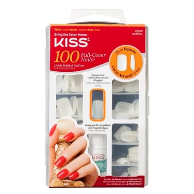 Kiss Full Cover Short Square Kunstnagels
