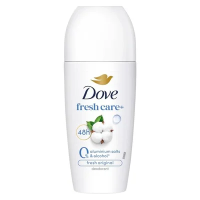Dove Fresh Care+ 0% Fresh Original Deodorant Roller