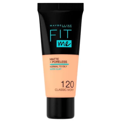 Maybelline New York Fit Me Matte & Poreless 120 Classic Ivory Foundation