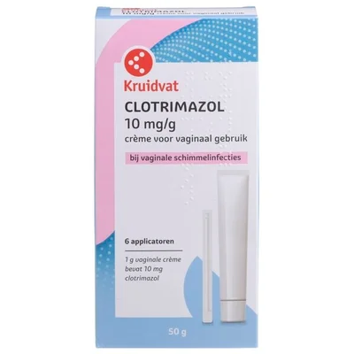 Kruidvat Clotrimazol 10mg/g Crème voor Vaginaal Gebruik