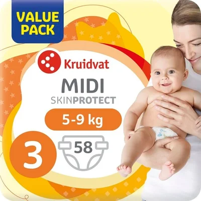 Kruidvat Midi Maat 3 Luiers Valuepack