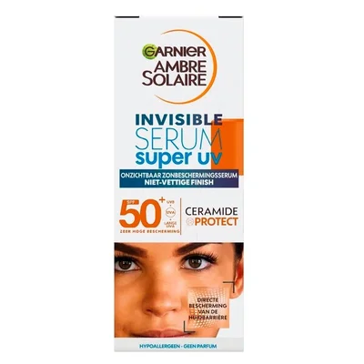 Garnier Ambre Solaire Invisible Super UV SPF50+ Ceramide Protect Face Serum