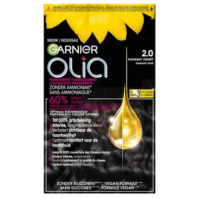 Garnier Olia 2.0 Diamant Zwart Permanente Haarkleuring