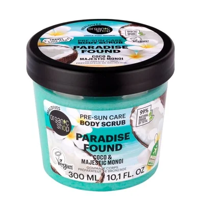 Organic Shop Paradise Found Pre-Sun Care Bodyscrub