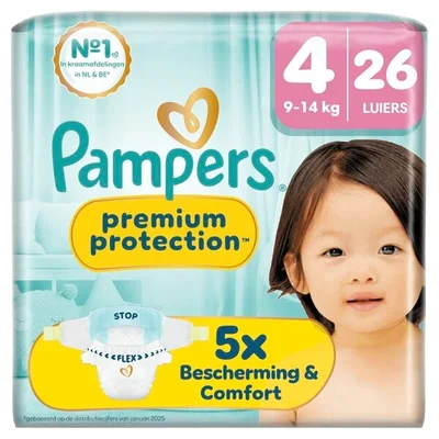 Pampers Premium Protection Maat 4 Luiers