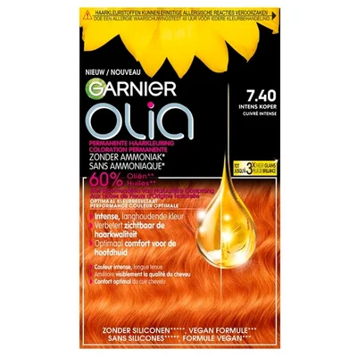 Garnier Olia 7.40 Intens Koper Permanente Haarkleuring