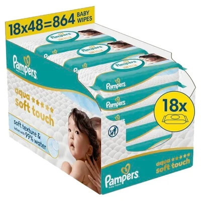 Pampers Aqua Soft Touch Babydoekjes