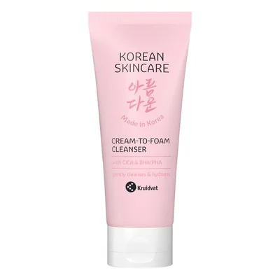 Kruidvat Korean Skincare Cream-To-Foam Cleanser