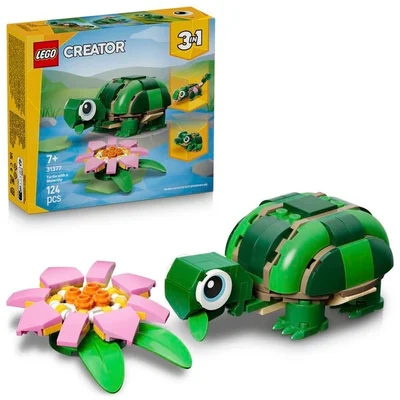 LEGO Creator 31377 3-in-1 Schildpad met Waterlelie