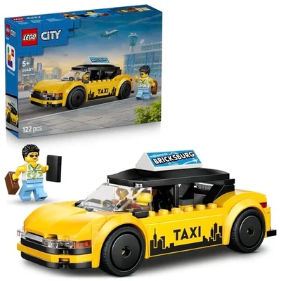 LEGO City 60487 Gele Taxi