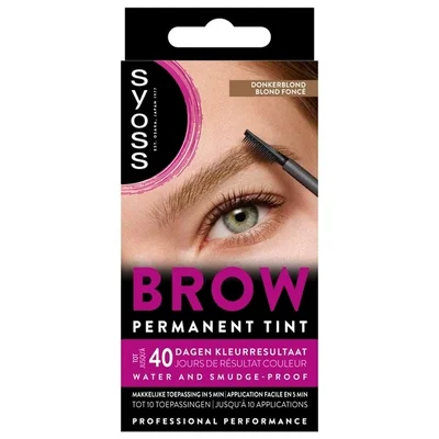 Syoss Brow Tint Donkerblond Permanente Wenkbrauwverf