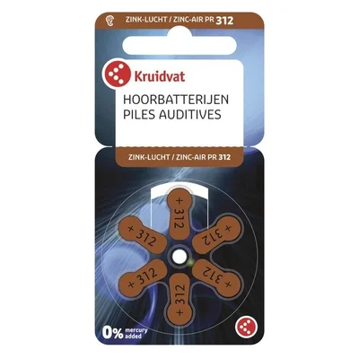 Kruidvat PR312 Hoorbatterijen