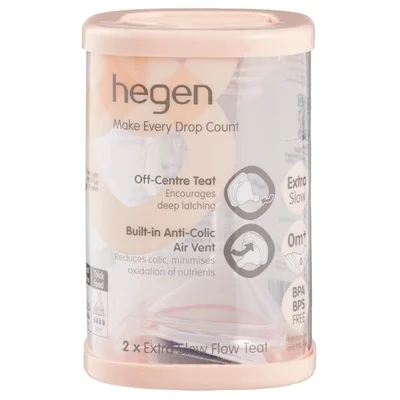 Hegen Extra Slow Flow 0+M Maat 0 Speen