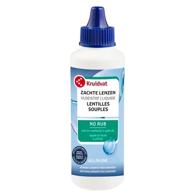 Kruidvat Opticare Zachte Lenzen All-In-One No Rub Lenzenvloeistof