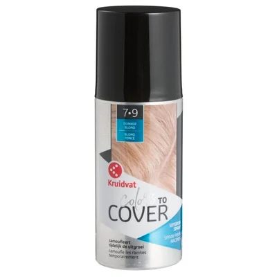 Kruidvat Colors to Cover 7-9 Donkerblond Uitgroeispray