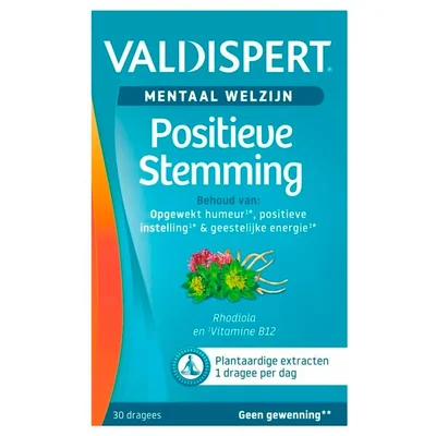 Valdispert Mentaal Welzijn Positieve Stemming Dragees