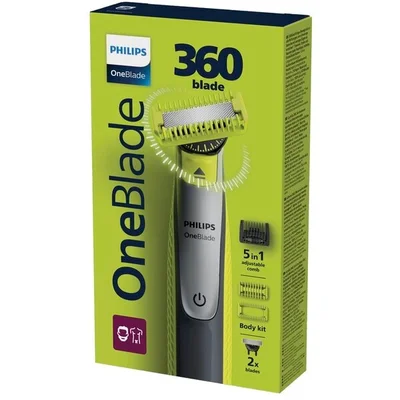 Philips OneBlade Face+Body QP2834/23 Trimmer, Scheerapparaat en Styler