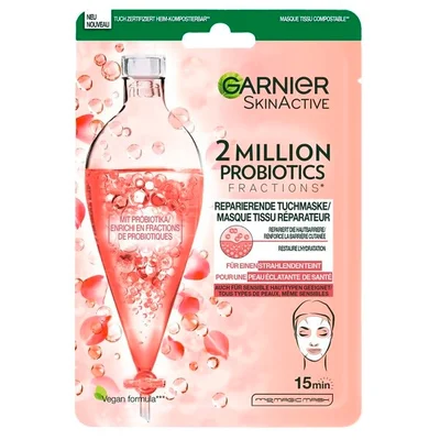 Garnier SkinActive 2 Millions Probiotics Tissuemasker