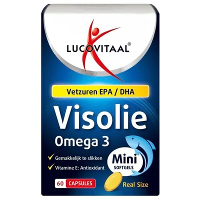 Lucovitaal Visolie Omega-3 Mini Capsules