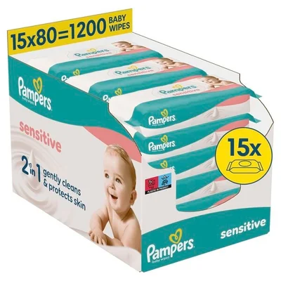 Pampers Sensitive 2-In-1 Babydoekjes