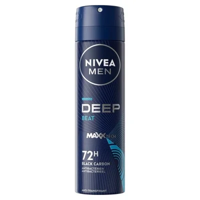 NIVEA Men Deep Black Carbon Beat Antitranspirant Spray