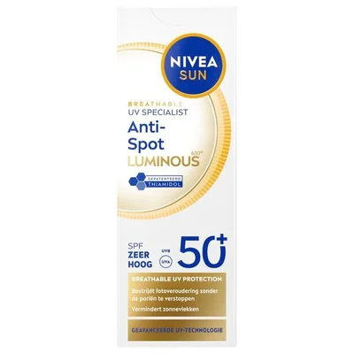NIVEA Sun Breathable Uv Specialist Luminous630 Anti-Spot SPF50+ Zonnefluïde