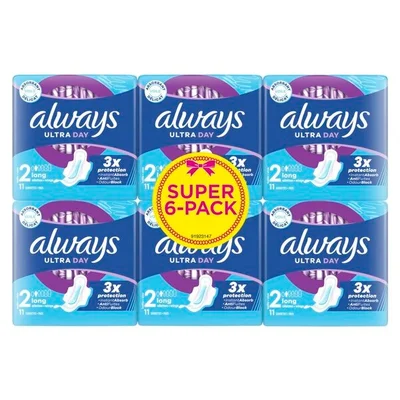 Always Ultra Day Long Maandverband met Vleugels