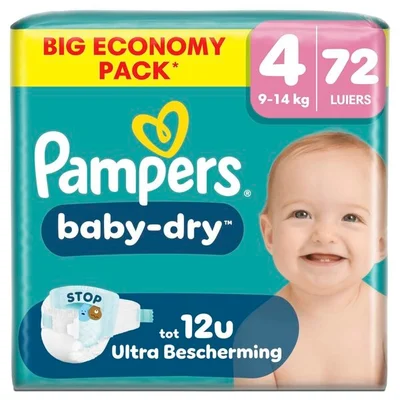 Pampers Baby-Dry Maat 4 Luiers