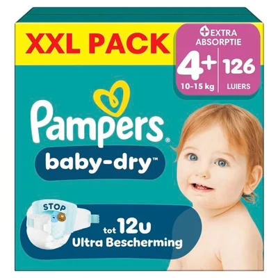 Pampers Baby-Dry Maat 4+ Luiers