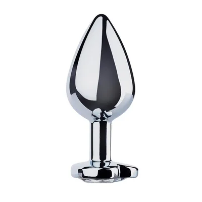 EasyToys Buttplug met Zilverkleurig Hartje