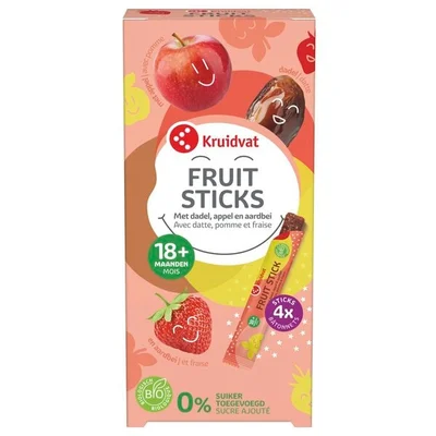 Kruidvat 18+M Bio Fruitsticks