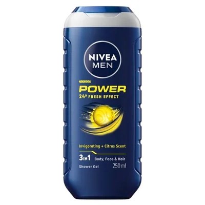 NIVEA Men Power 24H Fresh Effect 3-in-1 Douchegel