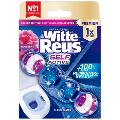 Witte Reus Self Active Bloesem Blauw Water Toiletblok