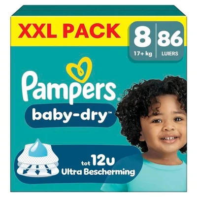 Pampers Baby-Dry Maat 8 Luiers
