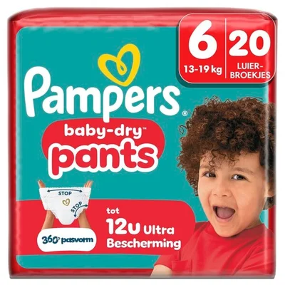Pampers Baby-Dry Pants Maat 6 Luierbroekjes