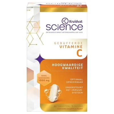 Kruidvat Science Gebufferde Vitamine C Tabletten