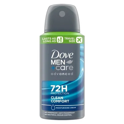Dove Men+Care Advanced Clean Comfort Compressed Antitranspirant Deodorant Spray