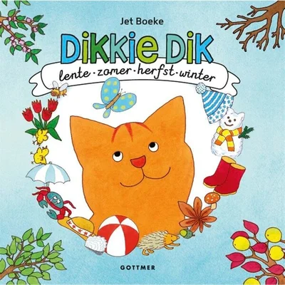 Dikkie Dik Lente Zomer Herfst Winter - Jet Boeke Voorleesboek