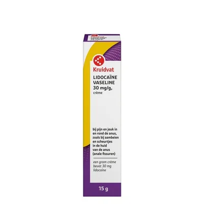 Kruidvat Lidocaïne Vaseline 30 mg/g Crème